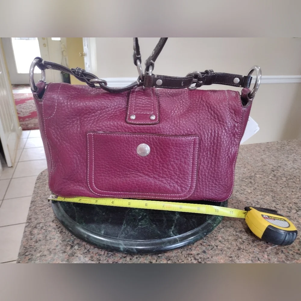 NWT Coach Chelsea Pebbled Leather Medium Shoulder Bag Purse Silver Hardw… - Picture 13 of 17